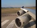 singapore airlines b747 400 takeoff zürich  lszh 