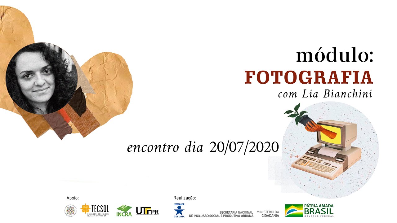 Fotografia - Curso de Comunicação Popular Mandala - Dia 11 (20/07/2020)