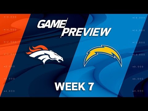 Video: Denver Broncos vs. Los Angeles Chargers | Week 7 Game Preview | NFL Playbook
