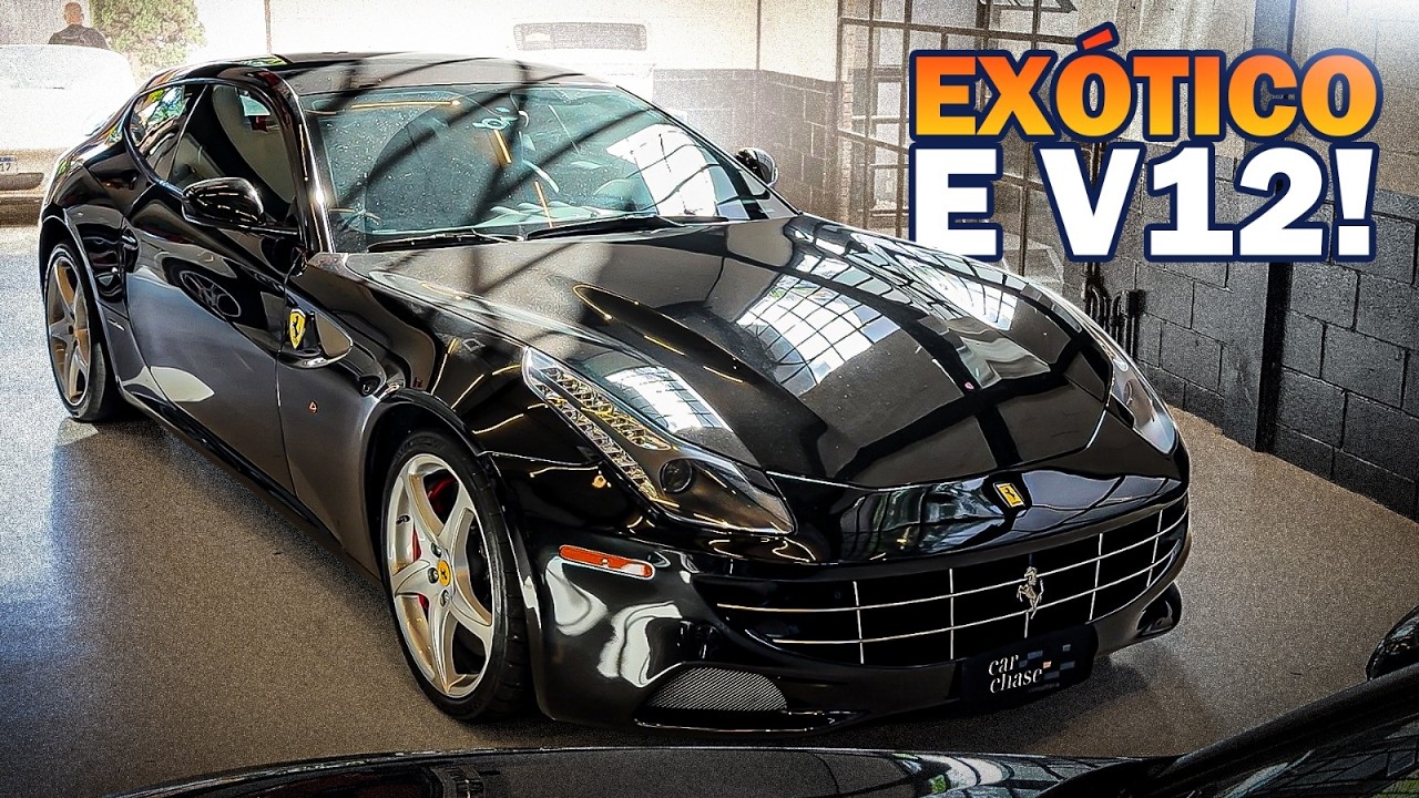 A FERRARI FF É O CARRO MAIS EXÓTICO E LEGAL QUE JÁ CONHECI!!😱