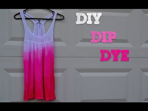 how to tie dye a t shirt pink