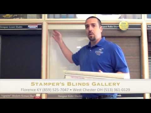 how to remove hunter douglas shades