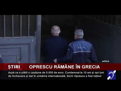 Oprescu rămâne în Grecia