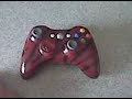 My Red Tiger Painted Xbox 360 Controller