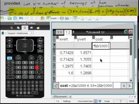 how to define a variable on ti nspire cx