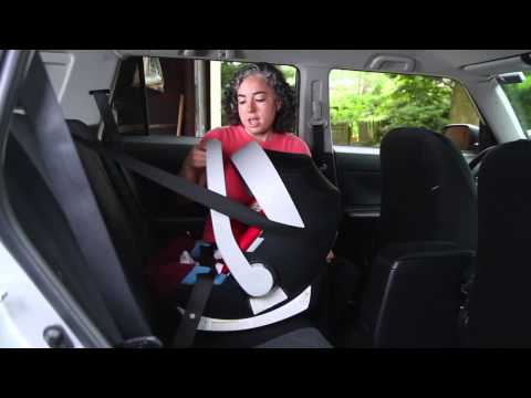 how to fasten car seat without base
