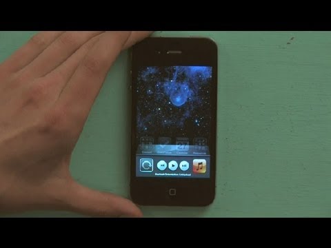 how to turn screen rotation on iphone 4