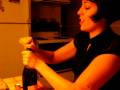 julia cannot open her champagne