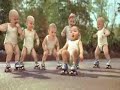 Evian Commercial - Rollerskating Babies