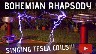 Bohemian Rhapsody Meets Singing Tesla Coils