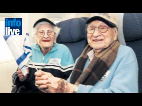 Oldest couple to make Aliyah