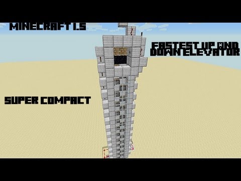 how to build elevator in minecraft