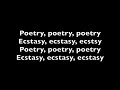 X- Poppy Lyrics