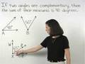 Watch Video on Complementary Angles - Geometry Help