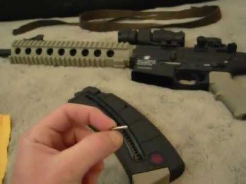 how to remove s&w m&p 15-22 stock