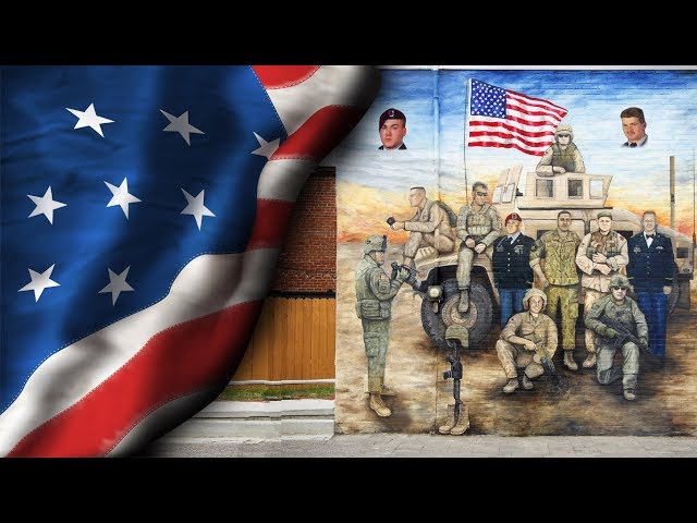 VETERANS DAY TRIBUTE / MURAL DEDICATION. . . AMHERST, OHIO 2017