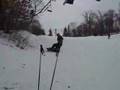 Afton 2008.1 -- Two snowboards try small jump