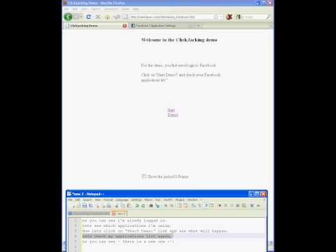 how to perform clickjacking attack