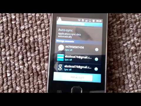 how to sync contacts in galaxy y