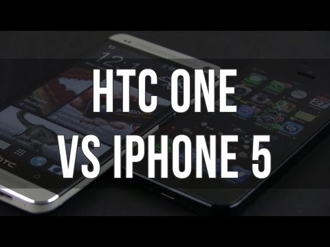 HTC One vs iPhone 5 MEGA comparison