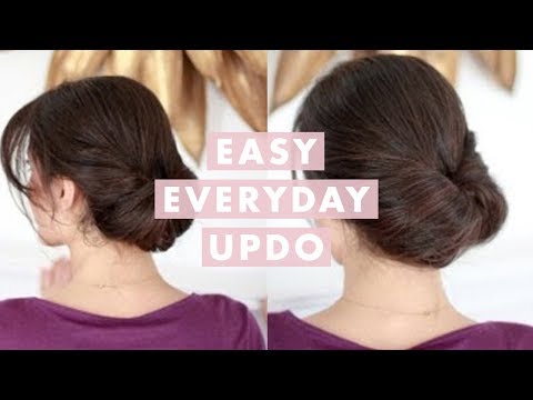 how to an easy updo