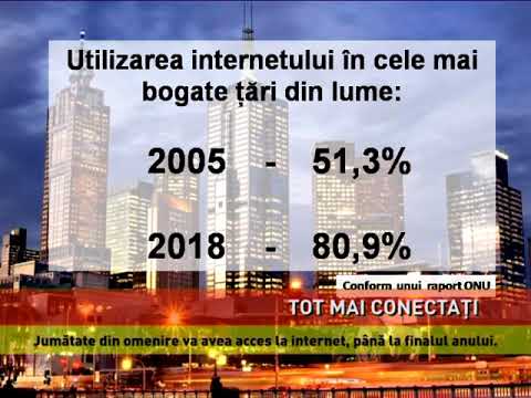 Jumătate din omenire va avea acces la internet, până la finele lui 2018