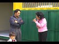inauguración de obras pre fabricadas en colegios