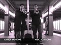  two trumpet players palying at the l bedford stop in brooklyn

nick roseboro
  born and raised in seattle, washington, nick roseboro was exposed to jazz by his friends at the age of 13. 
  completely committed by the end of high school, nick moved to new york city to attend new school university where he studied with reggie workman, billy harper, charles toliver, junior mance, eddie henderson and rachel z and graduated in 2005.
  he performs regularly with his own group, the nick roseboro quartet

carter yasutake  was born into a family with a strong musical background. a native of seattle, washington spent his formative years listening to jazz and singing in his church choir. 
  deciding he wanted to be a professional musician, he moved to new york city to study at the new school for jazz and contemporary music. here he studied with such professionals as jimmy owens, cecil bridgewater, eddie henderson, chris albert, bobby sanabria and billy harper to name a few. despite his relocation he would often return to his hometown and contribute to local bands such as emerald city jazz ensemble, goodybagg, big world breaks the gary hammond quintet and others.
