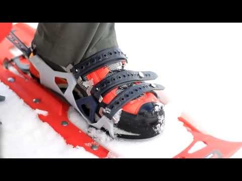 how to adjust msr snowshoes