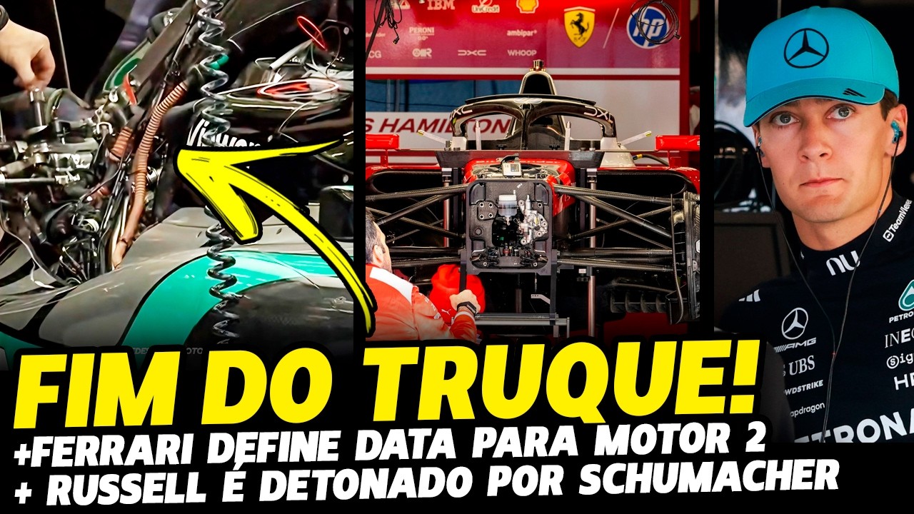 🚨TRUQUE DA MERCEDES ESTÁ OFICIALMENTE PROIBIDO E FERRARI DEFINE DATA PARA MOTOR NOVO | FÓRMULA 1