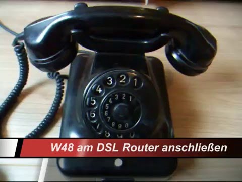 Old Telephone W 48 an Router anschließen