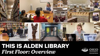 This is Alden Library: The First Floor