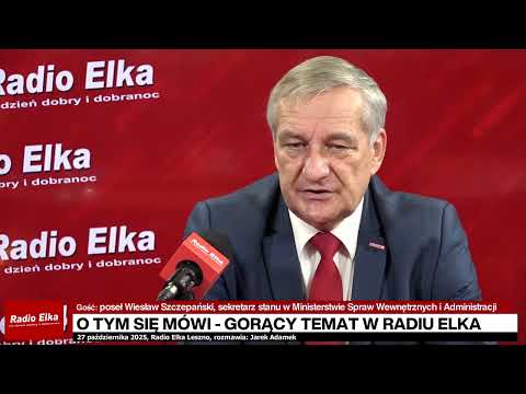 Wiesław Szczepański, sekretarz stanu w Ministerstwie... :: Zapraszamy na rozmowę z wiceministrem spraw wewnętrznych i administracji, posłem Wiesławem Szczepańskim.Będzie o nowych połączeniach kolejowych z Leszna do Warszawy, planowanym trzecim pociągu w 2026 roku, a także o miliardowym programie modernizacji policji, straży pożarnej i straży granicznej.Minister zdradzi też, kiedy ruszy rozbudowa komendy policji w Lesznie i czy faktycznie funkcjonariusze przestali odchodzić ze służby.Link do artykułu: https://elka.pl/content/view/127261/80/
