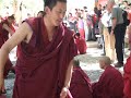 monks debating at Sera monastery