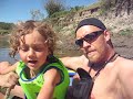 Paddling down the river