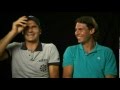 Federer and Nadal: Fit of Laughter During Shooting ...