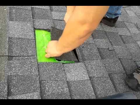 how to install a square roof vent