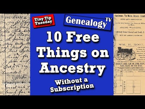 video-linktoworks-10 Free Things on Ancestry
