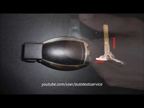 How To: Mercedes Key fob battery replacement W211 (Schlüssel Batterie Wechsel / Tausch)