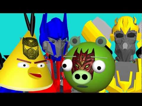 트랜스포머3 - FOLLOW ANGRY BIRDS 3D ON FACEBOOK ☺ : http://www.facebook.com/FunVideoTV See Autobots helping the Angry Birds to catch some pigs ;-) Have fun watching this A...