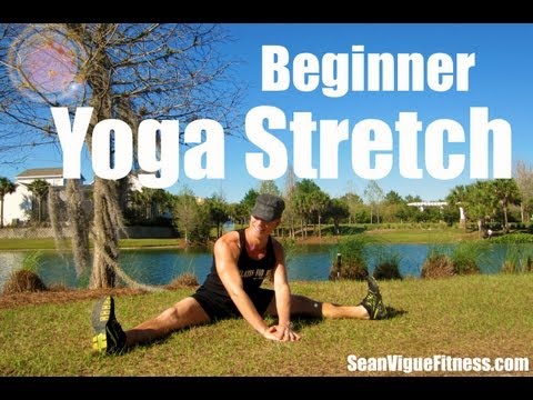 15 min Yoga Stretch for Complete Beginners - Flexibility Routine - Sean Vigue Fitness