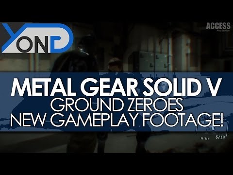 Metal Gear Solid V - Awesome New Ground Zeroes Gameplay Footage! (PS4 Version)
