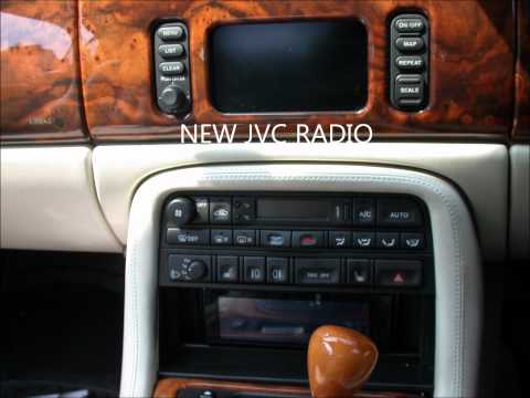JAGUAR XK8 radio replacement,new radio and sat nav on orginal screen