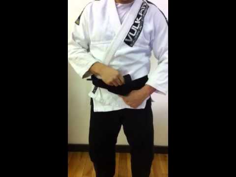 how to tie ninja belt
