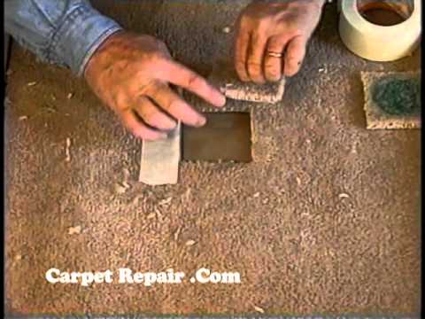 how to patch hole in carpet