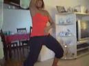 Nina Nyce showing off them wining skills