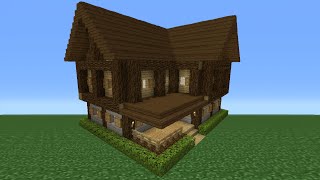 Minecraft Tutorial: How To Make A Small Survival House - 3