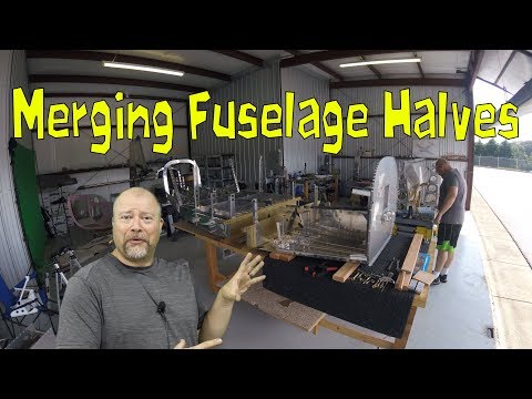 RV-10 Fuselage - 018 - Merging the fuselages - Build for profit? - Need a hangar?