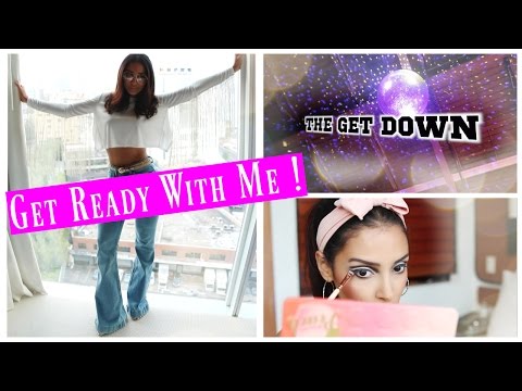 Get Ready With me ♡  Soirée Netflix The Get Down 70's !