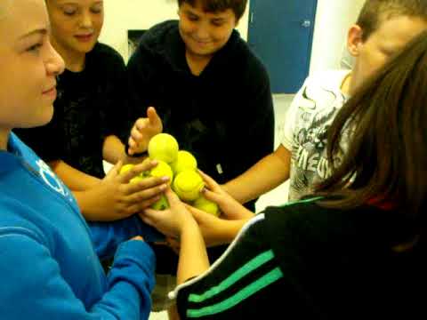 Niketalk313 - In this activity, participants are given a specific number of tennis balls. They are also given the challenge of creating a perfect pyramid. Once constructed...